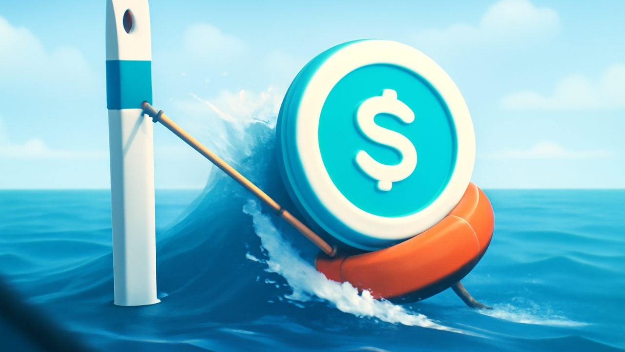Stablecoin Depeg as a Tethered Buoy in a Sudden Wave