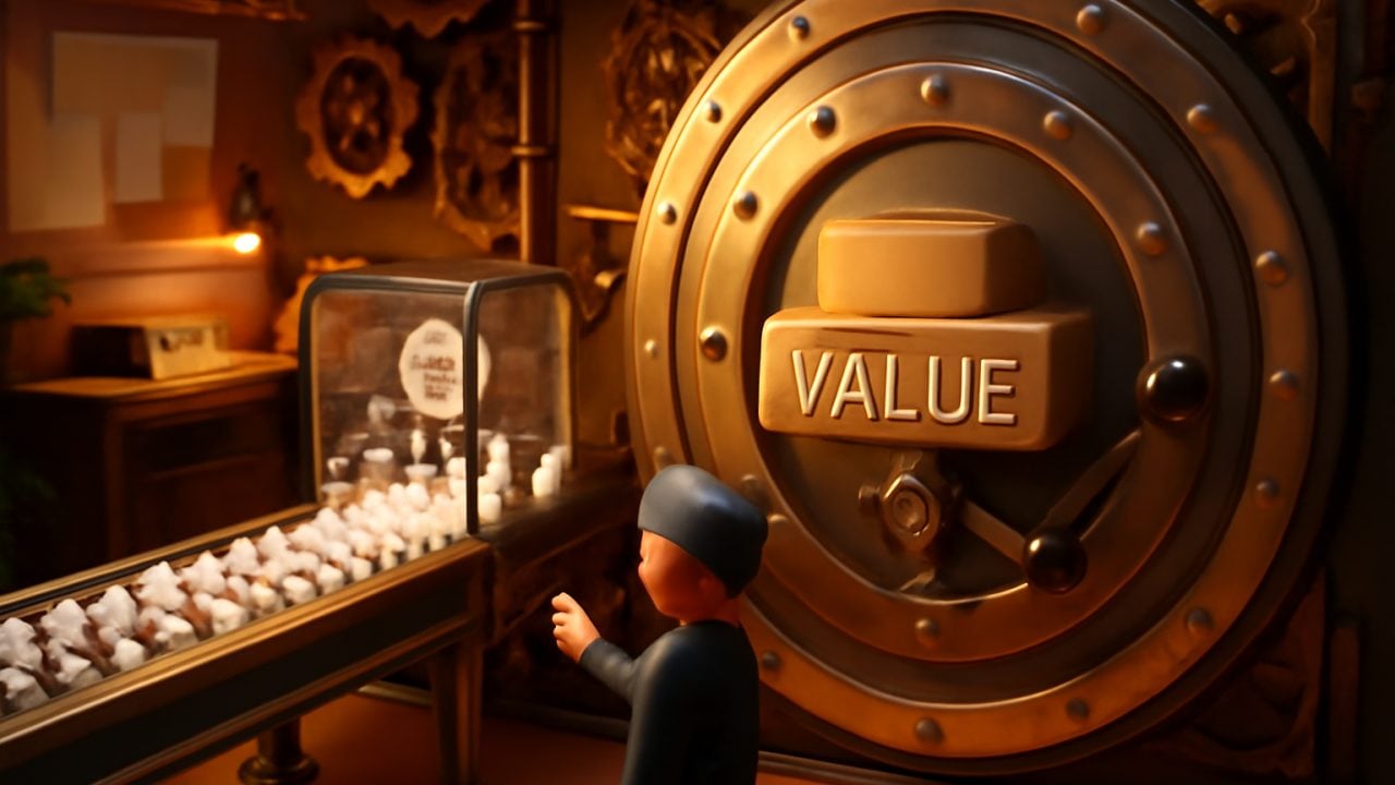 Tokenized Stock Transfer Volume and Market Value Vault Conveyor