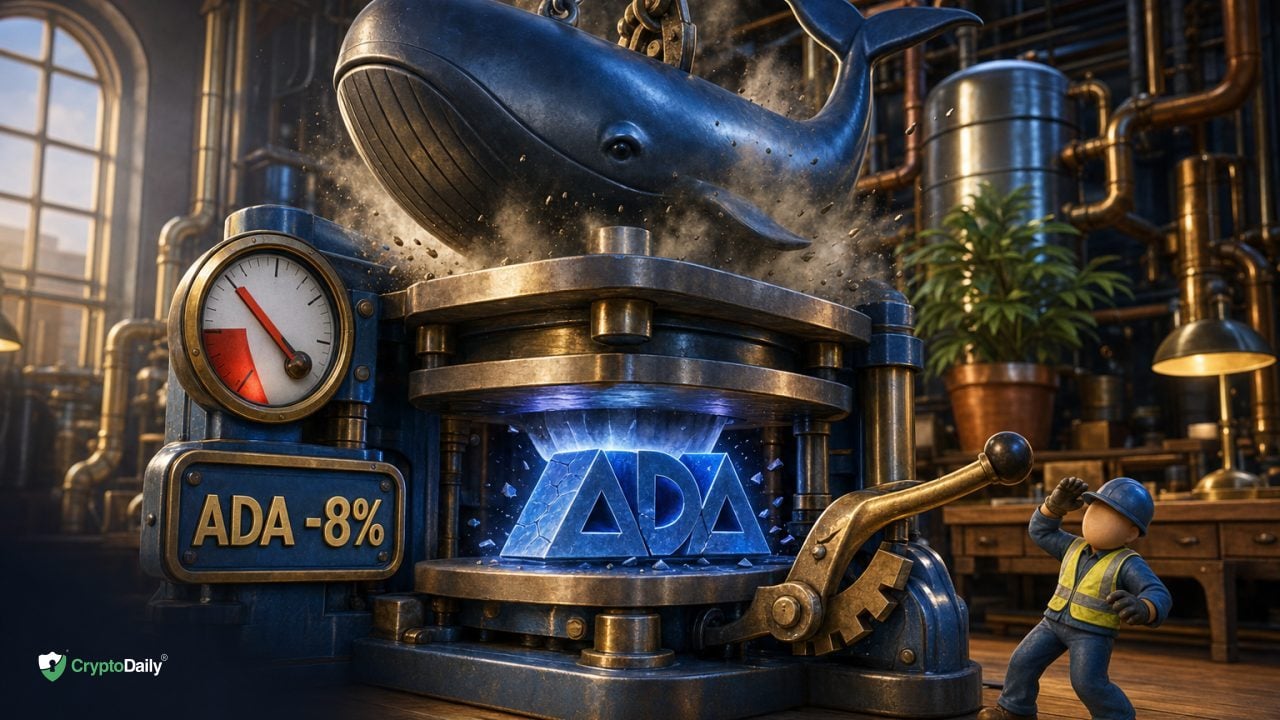 Why Is Cardano Down Today? ADA Drops 8% as Whale Activity Jumps