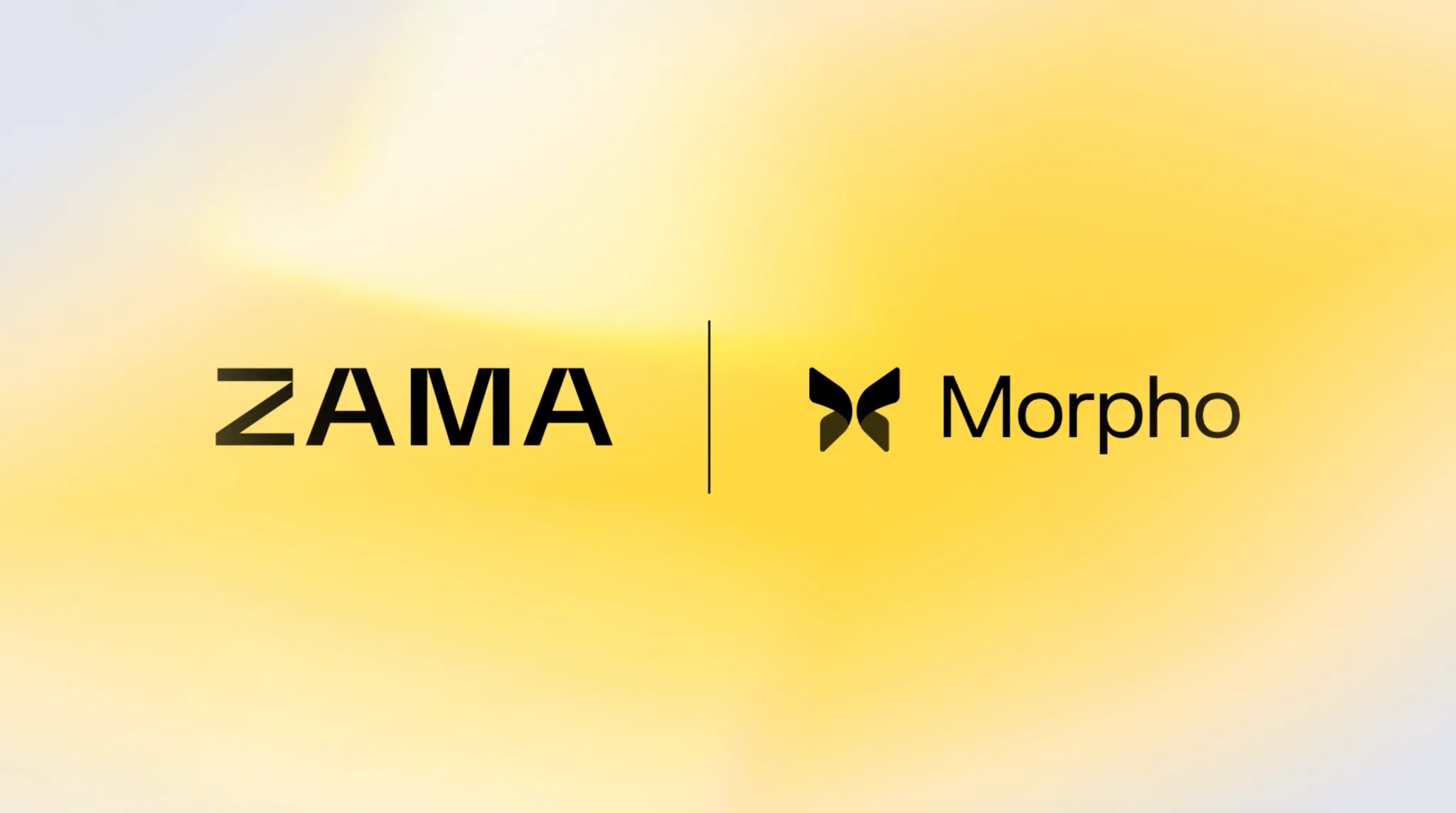 Official visual accompanying Zama&rsquo;s announcement of the Confidential USDC Prime vault on Morpho.