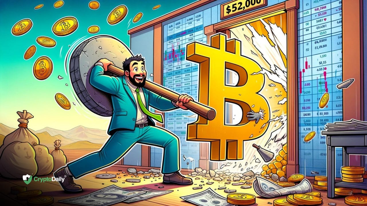 Bitcoin (BTC) still knocking on the door of $52,000