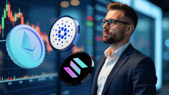 Ethereum (ETH) Forms Multi-Year Triangle, Solana (SOL) Flashes Bearish Sign, Cardano (ADA) Still in Slumber