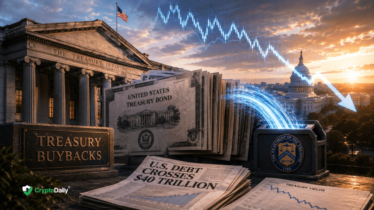 U.S. Treasury Buybacks Push Bond Yields Lower as $40 Trillion Debt Comes Into Focus