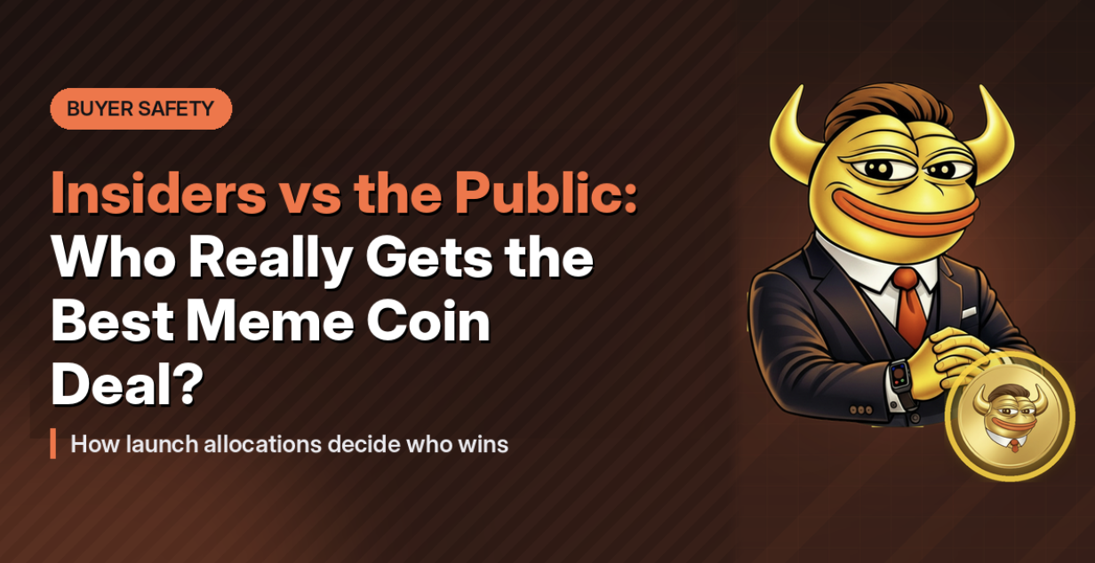 Insiders vs the Public: Who Really Gets the Best Meme Coin Deal?