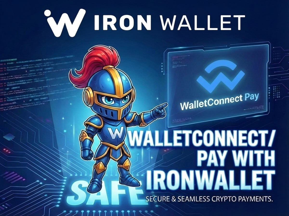 Iron Wallet WalletConnect Pay integration for retail crypto payments