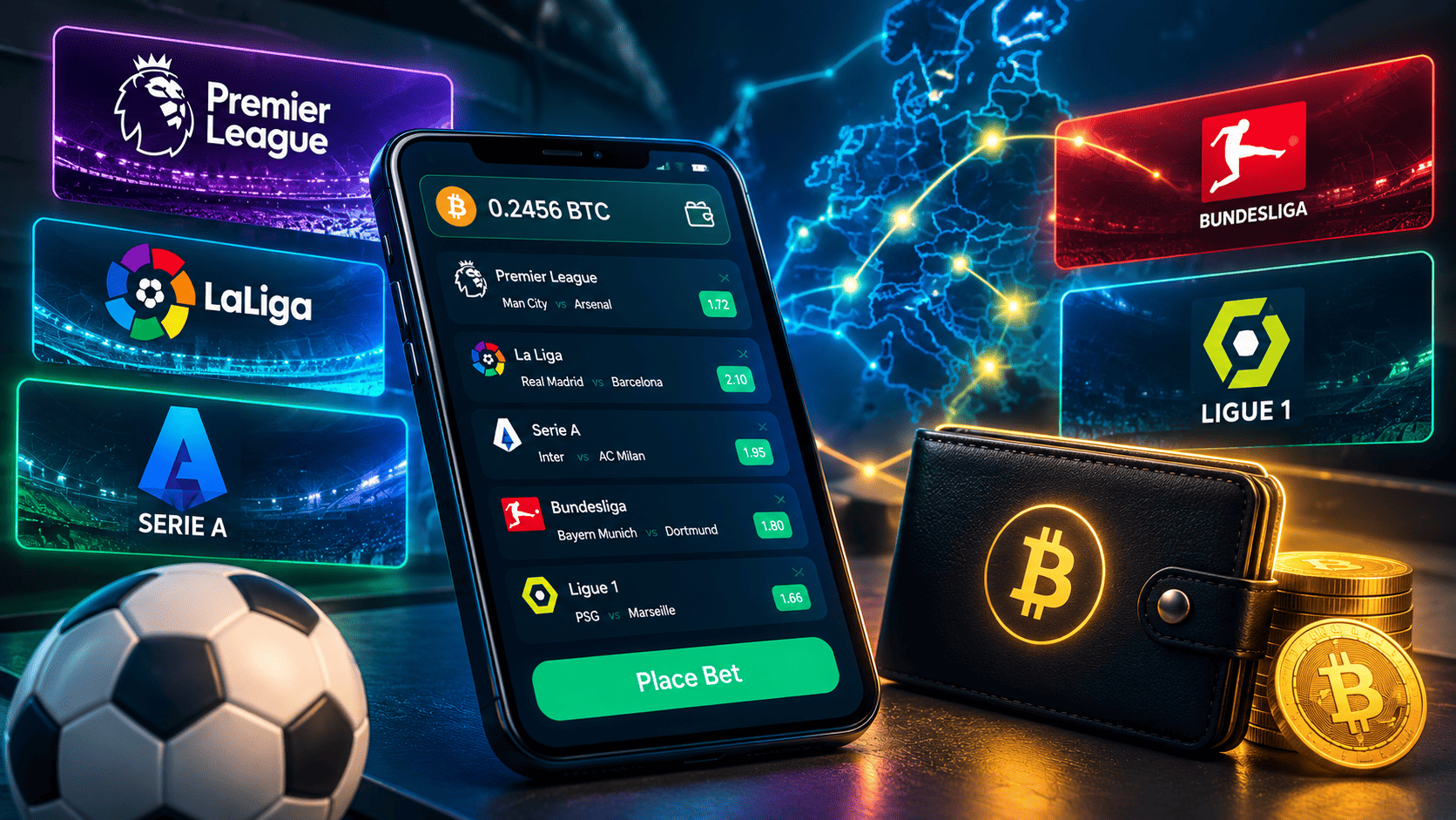 Betting Several Leagues from a Single Crypto Balance