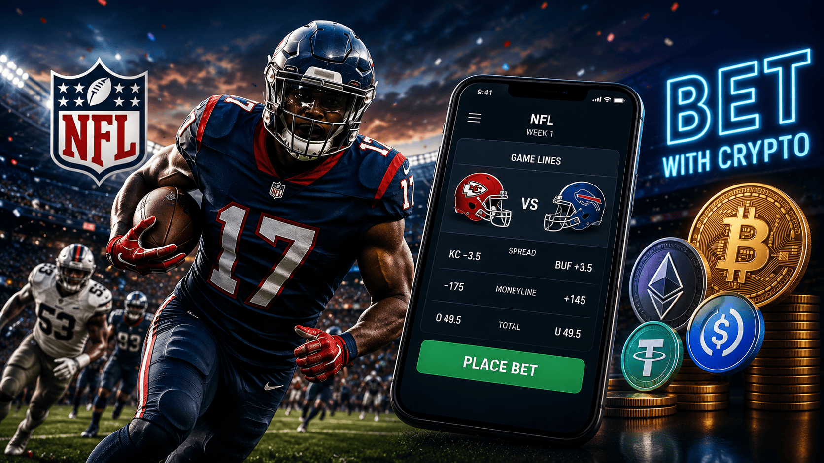 NFL Season Opens in September: Betting with Crypto