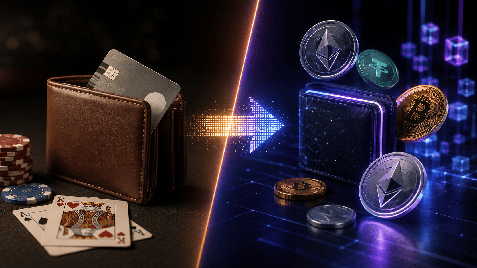 Switching From a Card Casino to Crypto: What Changes