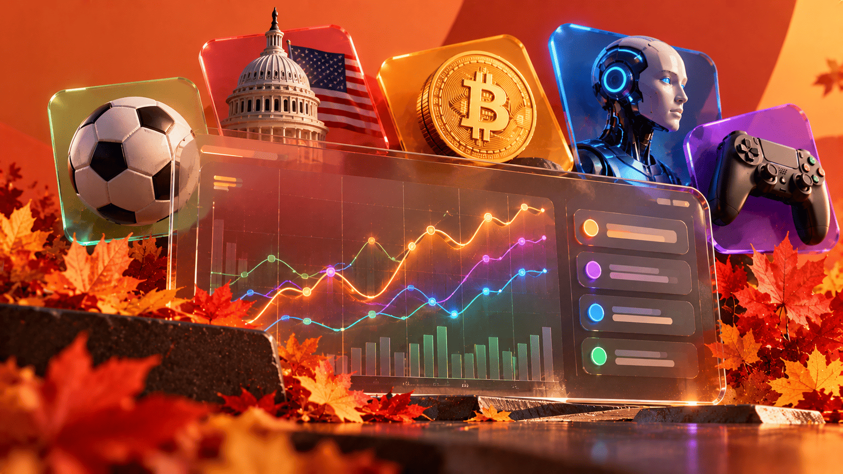 What the Crowd Is Pricing This Autumn: A Prediction Market Snapshot