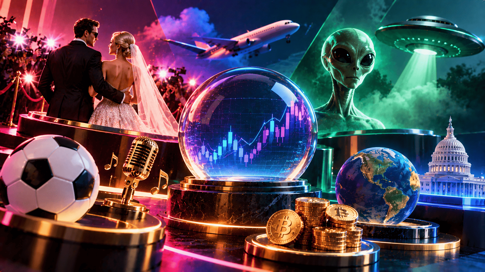 From Celebrity Weddings to Alien Disclosure: The Strangest Prediction Markets