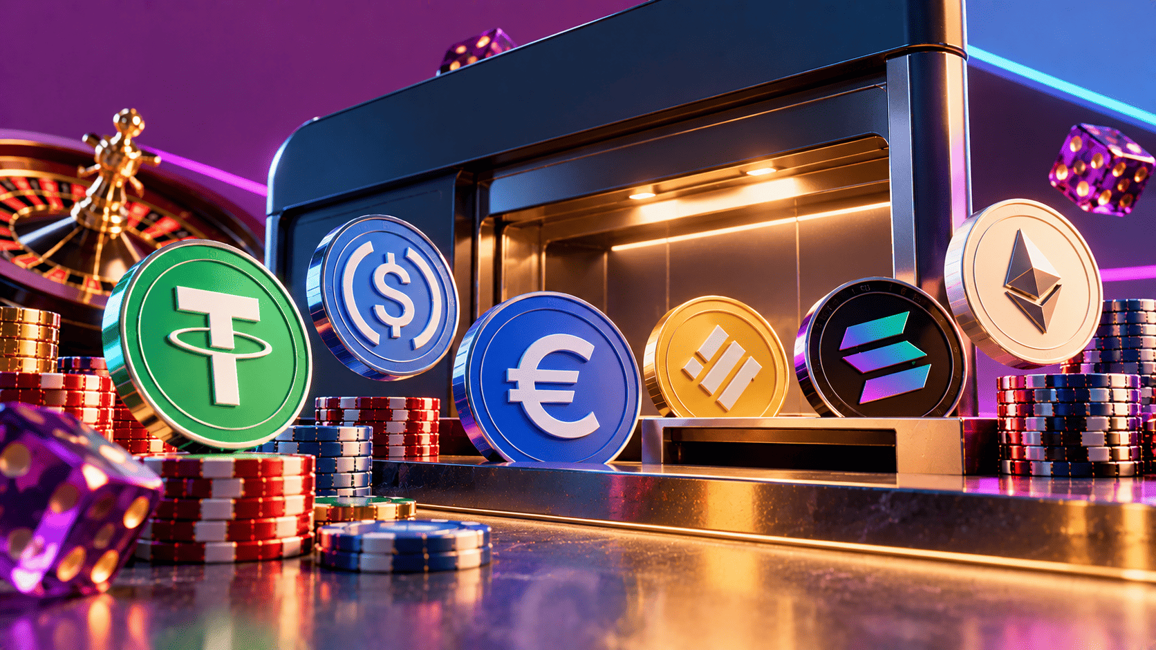 From USDT to EURC: Every Stablecoin at a Crypto Casino Cashier (Explained)