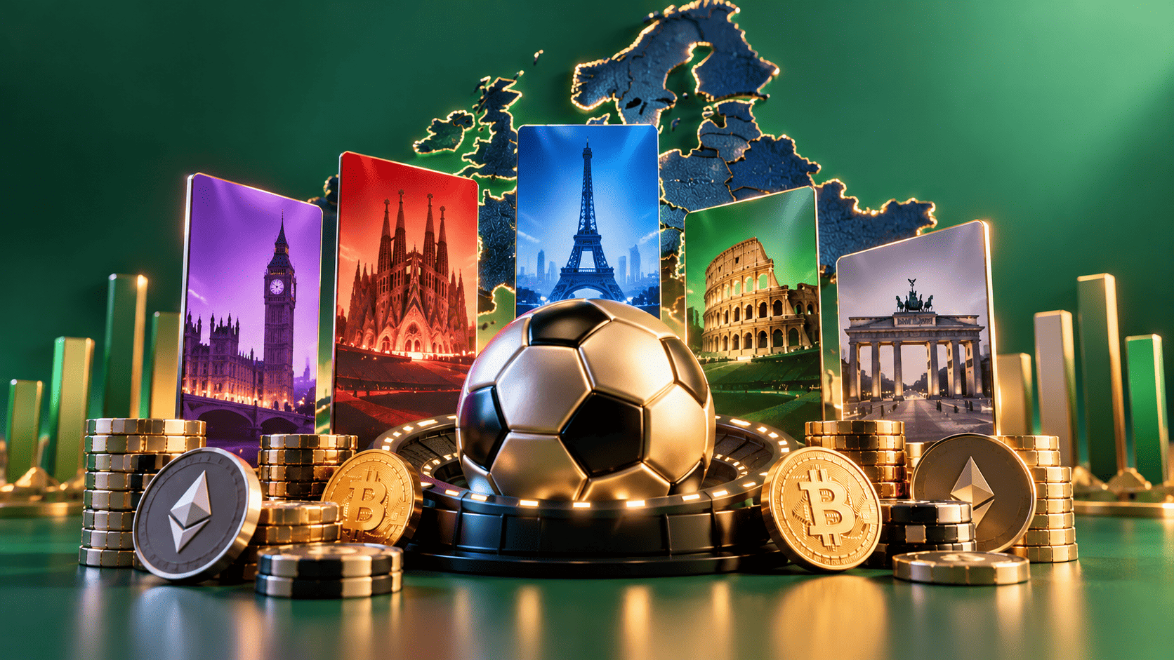 Europe's Big Five Leagues Compared for Crypto Bettors: Goals, Draws and Market Depth