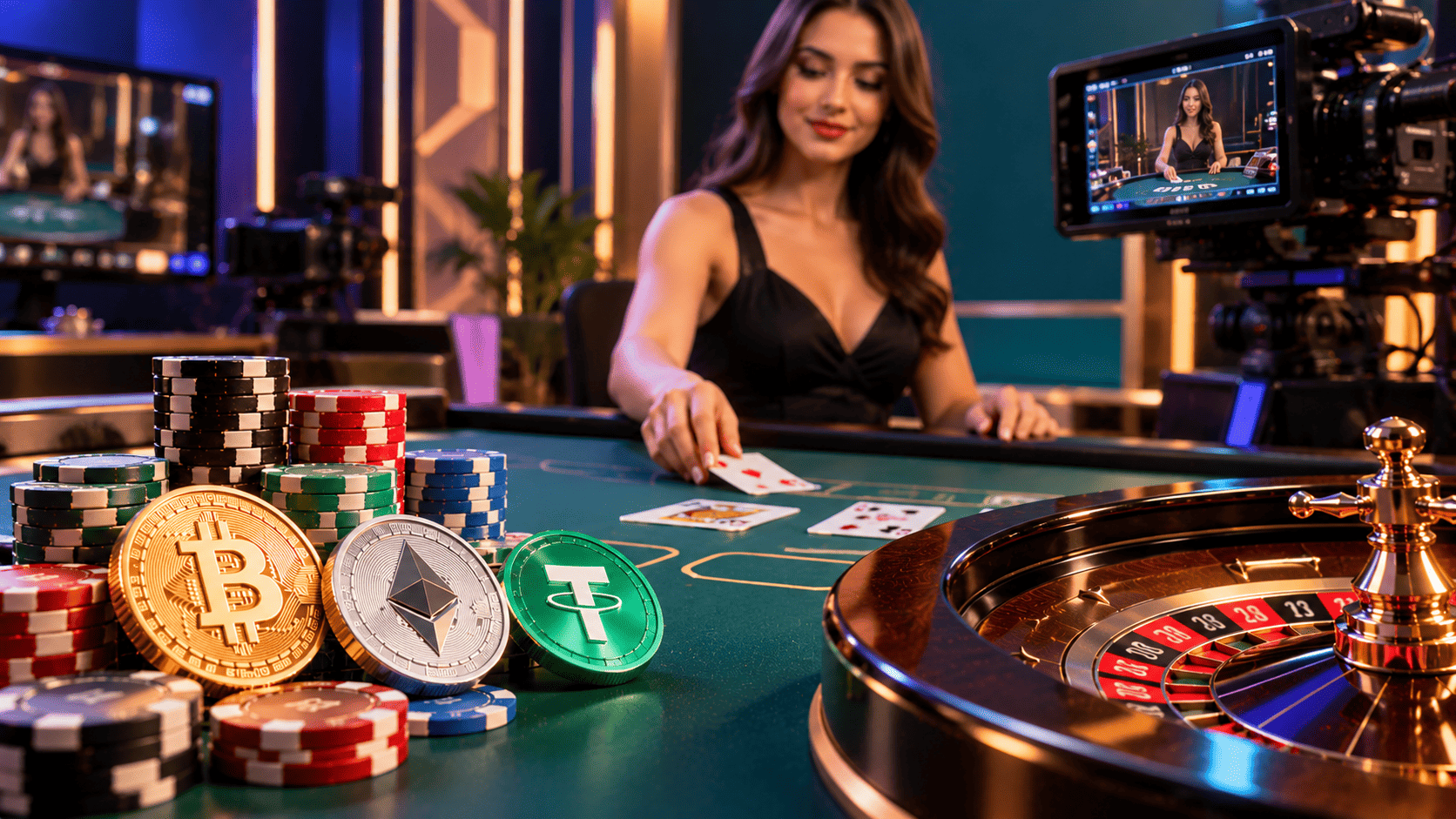Live Casino With Crypto: How Stake Limits, Table Speed and Studios Differ