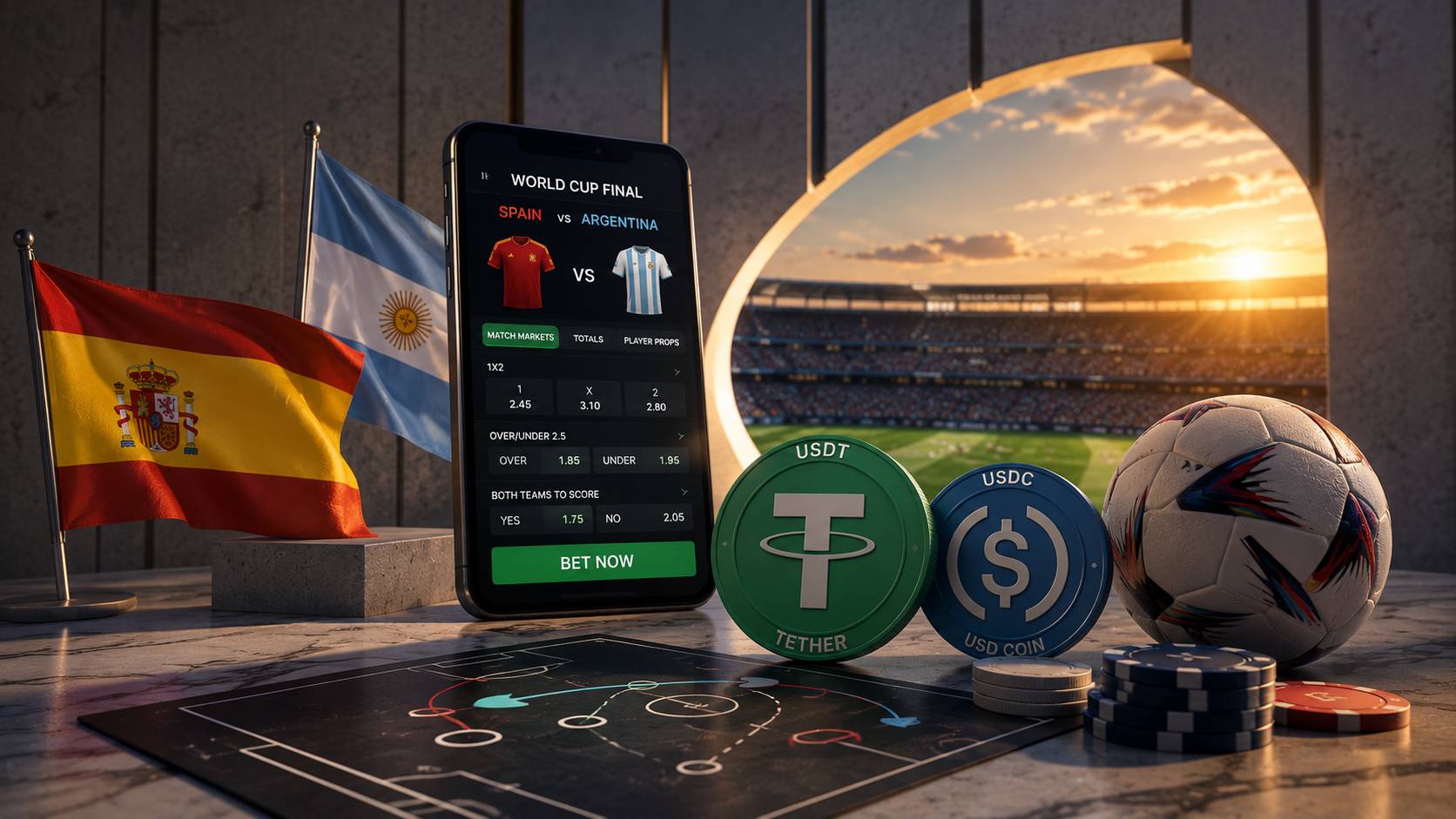 World Cup Final Betting in Crypto: Every Market Settles Today