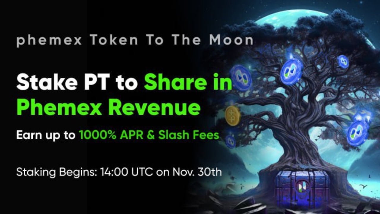 Phemex Distributes Revenue to the Community via PT Staking