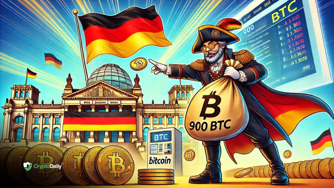 Wallet Linked to German Government Offloads 900 Bitcoin ($BTC)