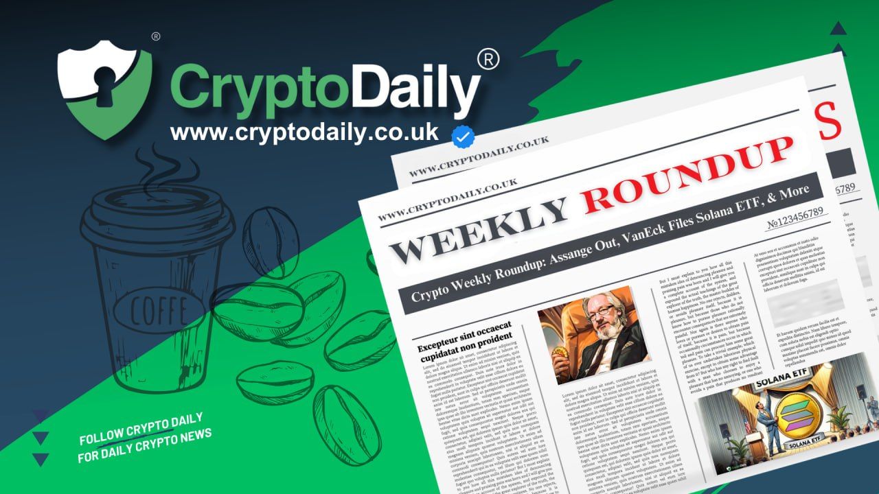 Crypto Weekly Roundup: Assange Out, VanEck Files Solana ETF, & More
