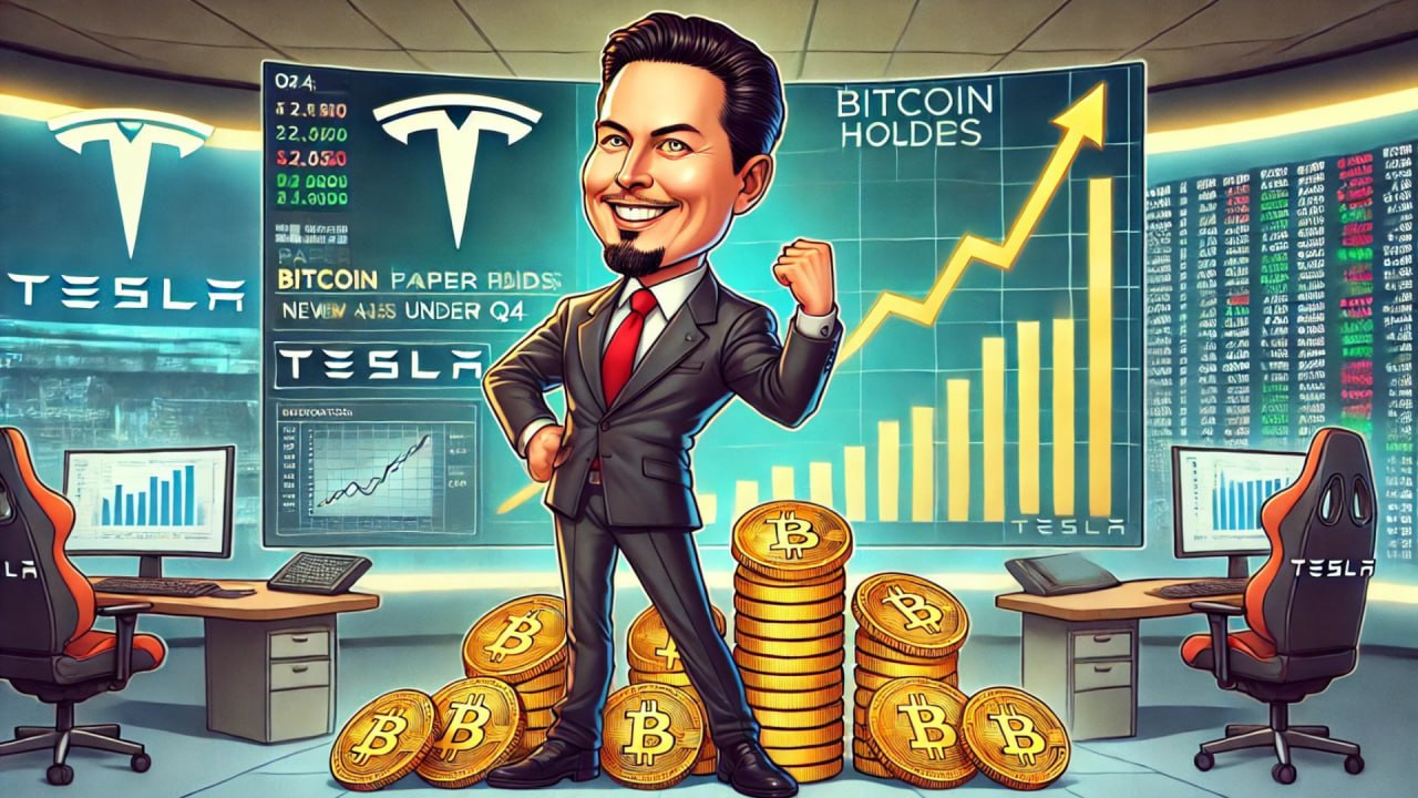 Tesla Reports $600M Paper Gain From BTC Holdings Thanks To Updated Accounting Rule