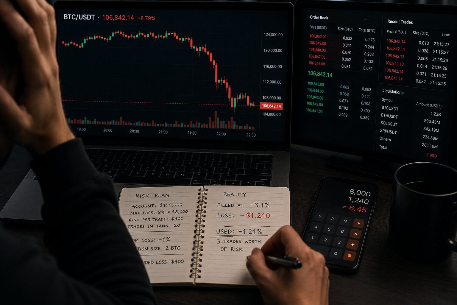 Your Stop Is a Request: Slippage and Prop Account Limits