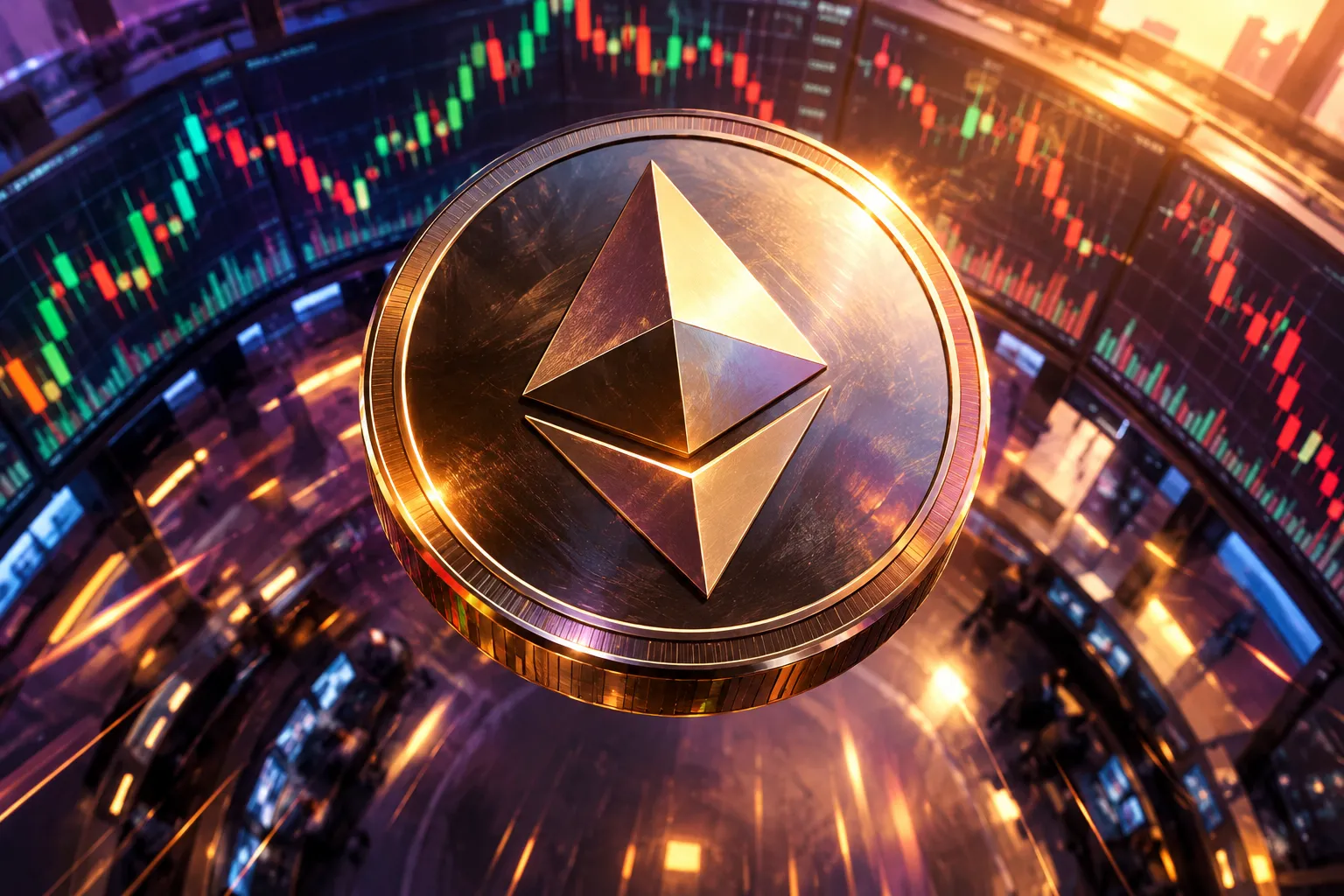 Six Days of Losses Leave Ether 5% Under the $2,360 Ceiling Bulls Need