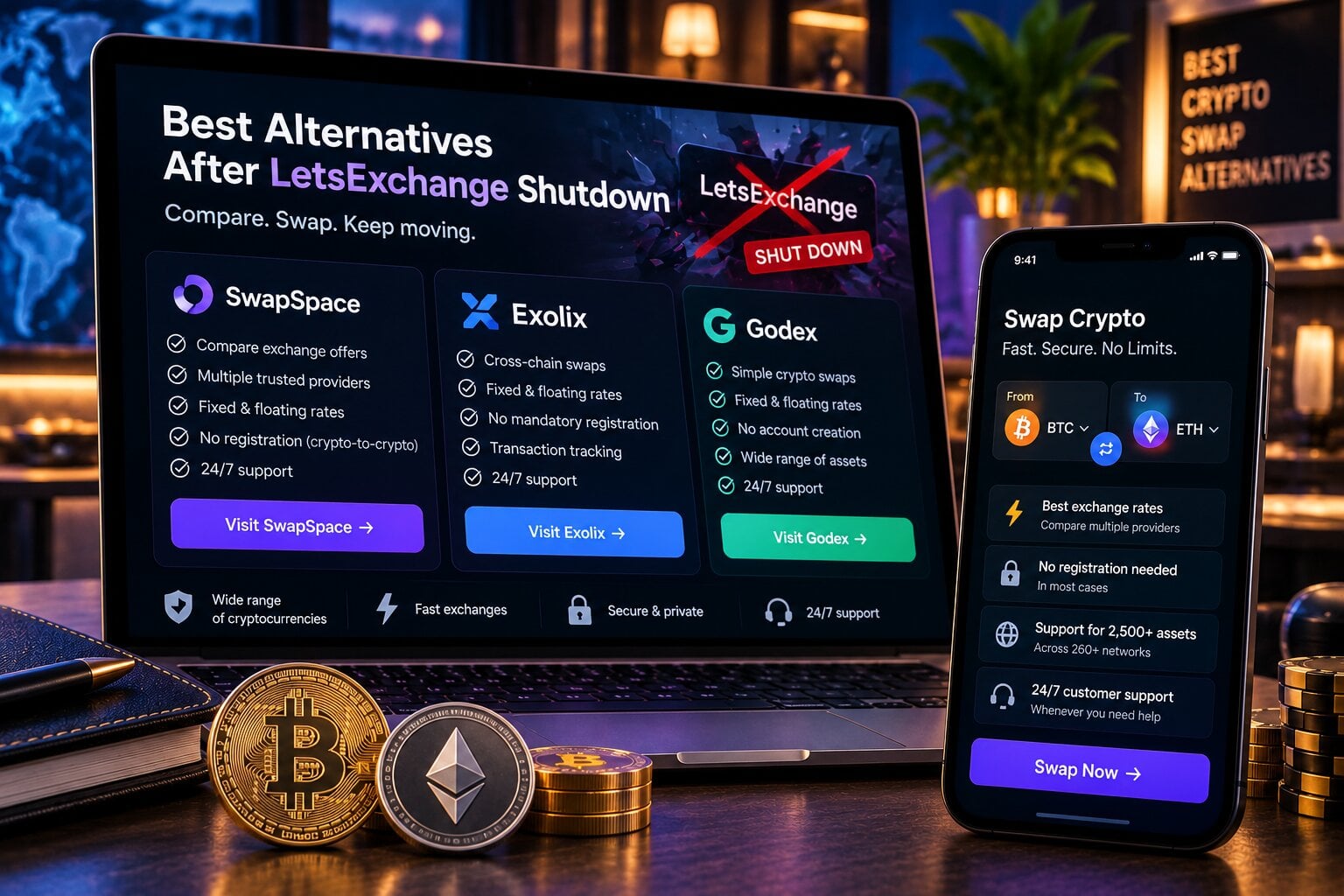 LetsExchange Has Shut Down, So Which Alternatives Offer the Experience Its Users Valued?