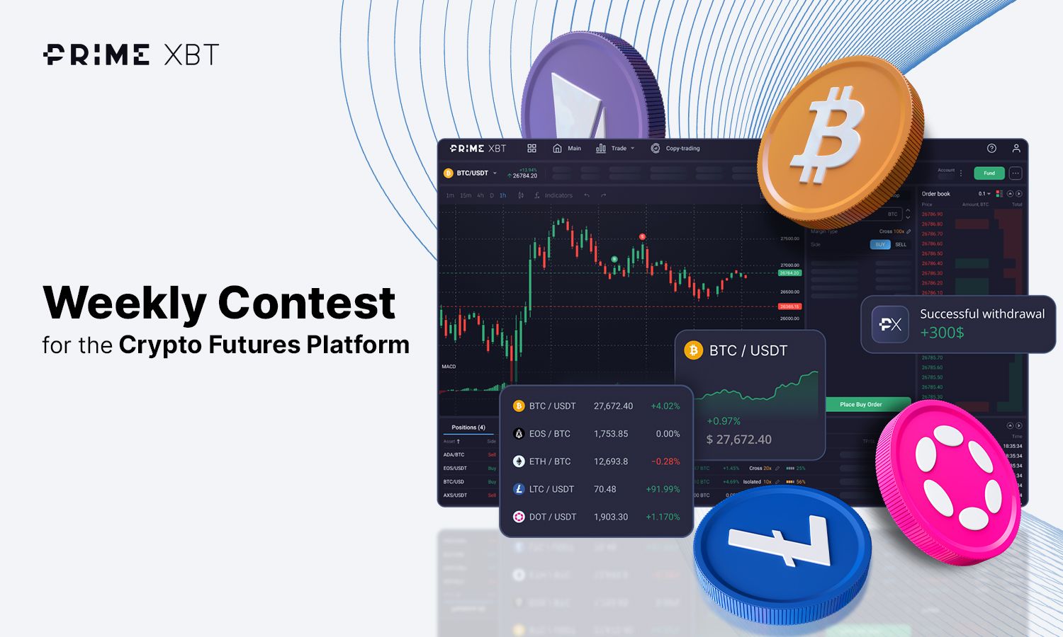 PrimeXBT Lets Traders Try Crypto Futures For Free In New Contest