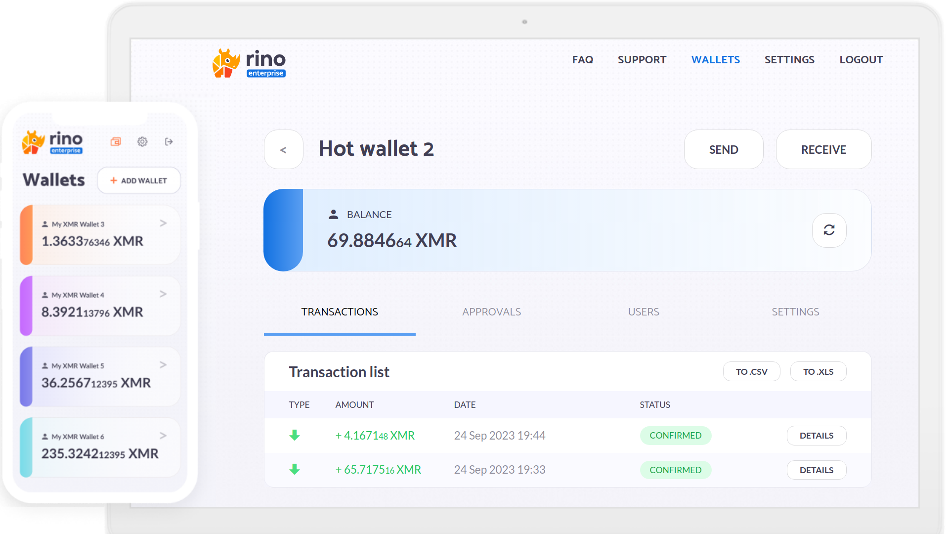 RINO Makes Enterprise Wallet Free