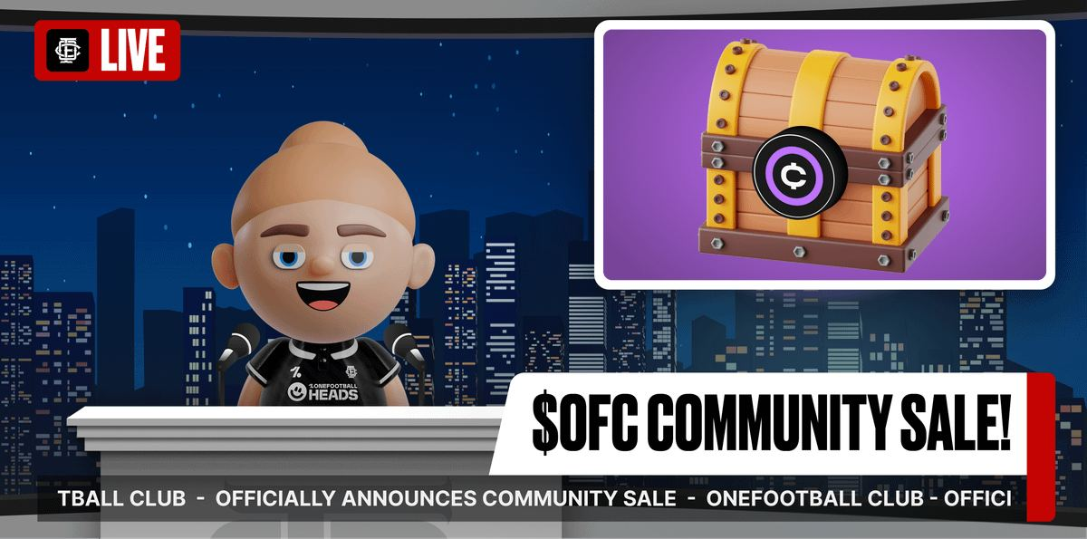 OneFootball Announces Community Presale Of “OneFootball Credits” ($OFC)